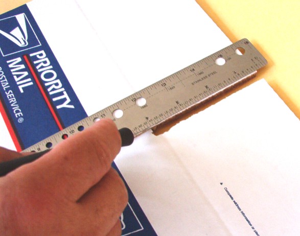 Cutting the
box in half